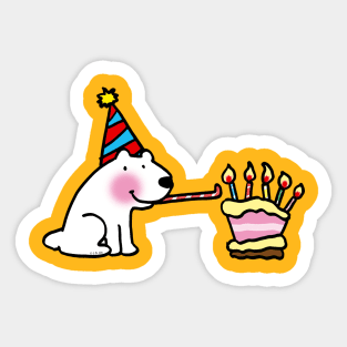 birthday party time Sticker